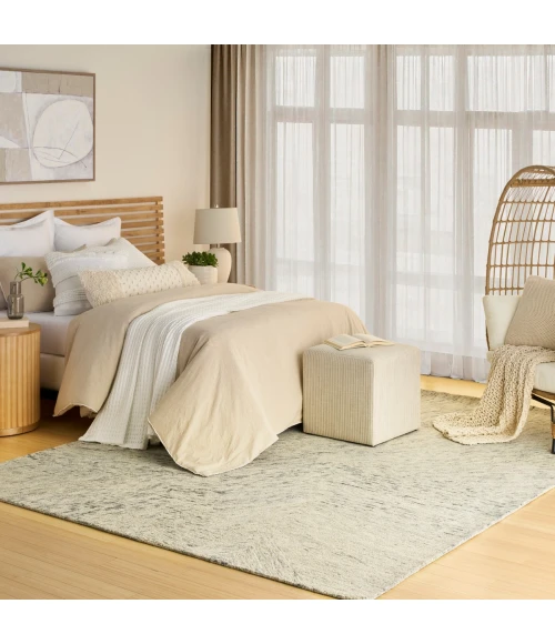 DKNY Pure Angles Grey ANG01 9 ft. X 12 ft. Rect. Rug