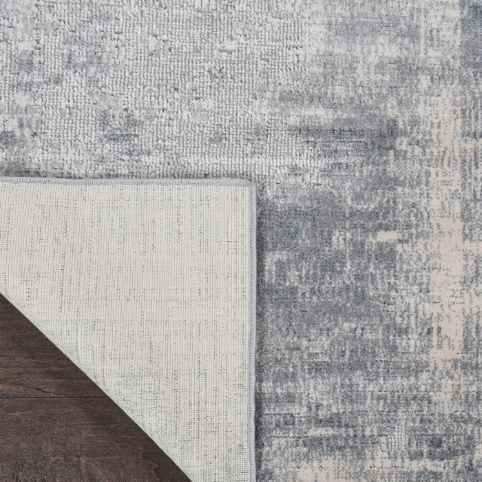 Nourison Rustic Textures Area Rug RUS02-Blue/Ivory