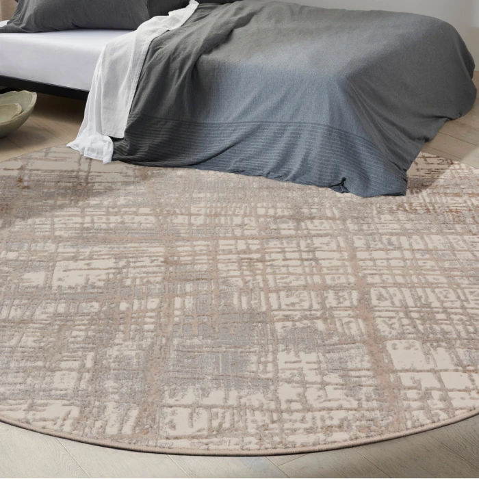 Calvin Klein Rush Area Rug CK950 Ivory/Taupe