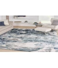 Nourison American Manor Blue Ivory AMR03 7 ft. 10 in. X 9 ft. 10 in. Rectangle Rug