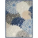 Nourison Home Aloha ALH05 Blue Multicolor 10 ft. X 14 ft. Area Rug