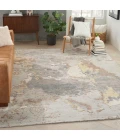 Nourison Silk Shadows Silver SHA20 10 ft. X 14 ft. Rect. Rug