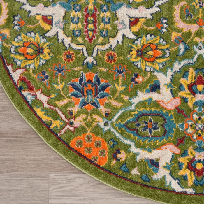 Nourison Allur Area Rug ALR03 Sage Ivory