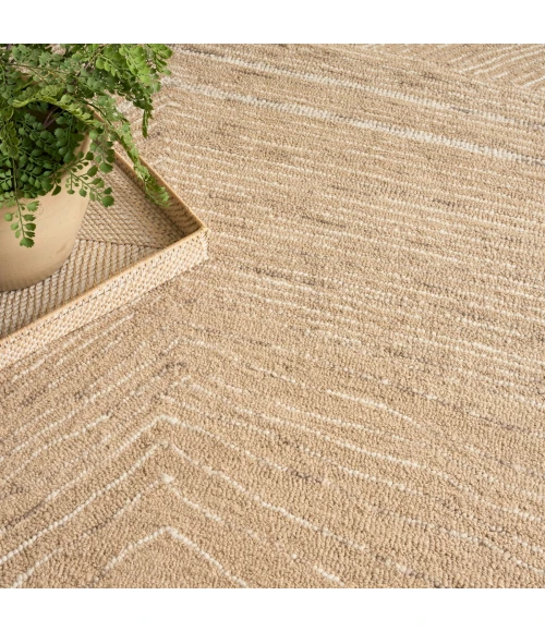 DKNY Pure Angles Camel ANG01 4 ft. X 6 ft. Rect. Rug