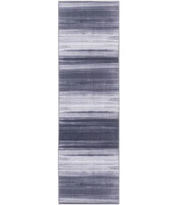 Nourison Launder Grey Blue LDR01 2ft.2in. x 7ft.6in. Rect. Rug