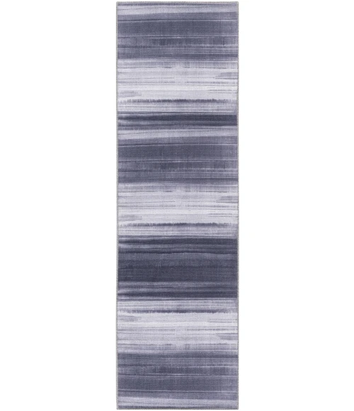 Nourison Launder Grey Blue LDR01 2ft.2in. x 7ft.6in. Rect. Rug