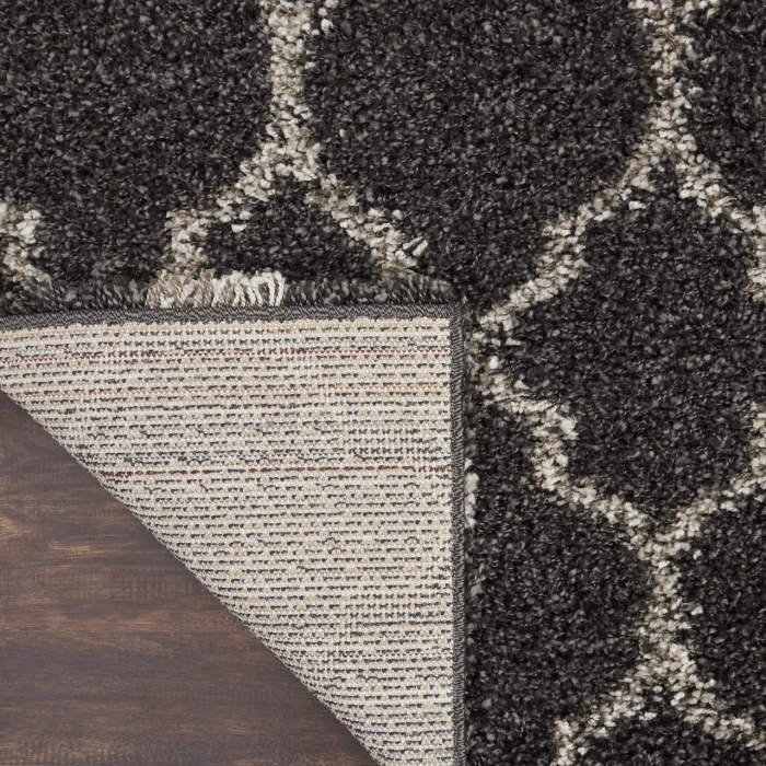 Nourison Home Amore Black AMOR2 6ft.7in. x Square Square Rug