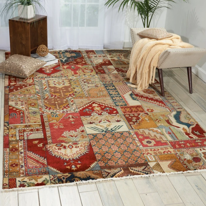 Nourison Home Legend Red LD05 5ft.6in. x 8ft.6in. Rect. Rug