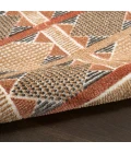 Nourison Nordic Rust Multicolor NRC06 8 ft. X 10 ft. Rect. Rug