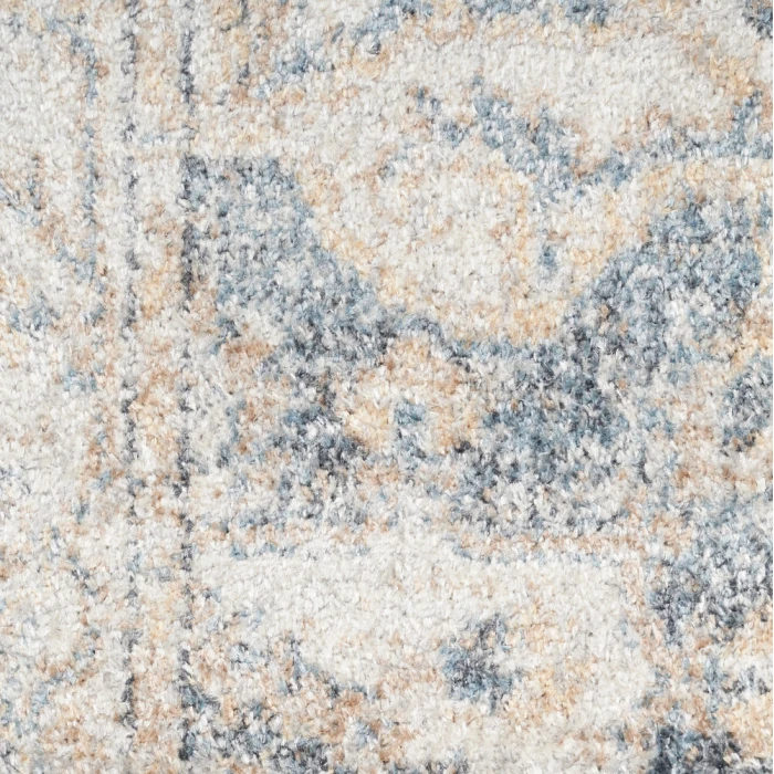 Nourison Astra Machine Washable Area Rug ASW12 Grey/Blue