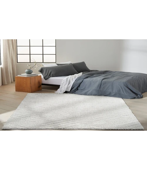 Calvin Klein Surfaces Silver Grey SFC01 5 ft. 3 in. X 7 ft. 3 in. Rectangle Rug