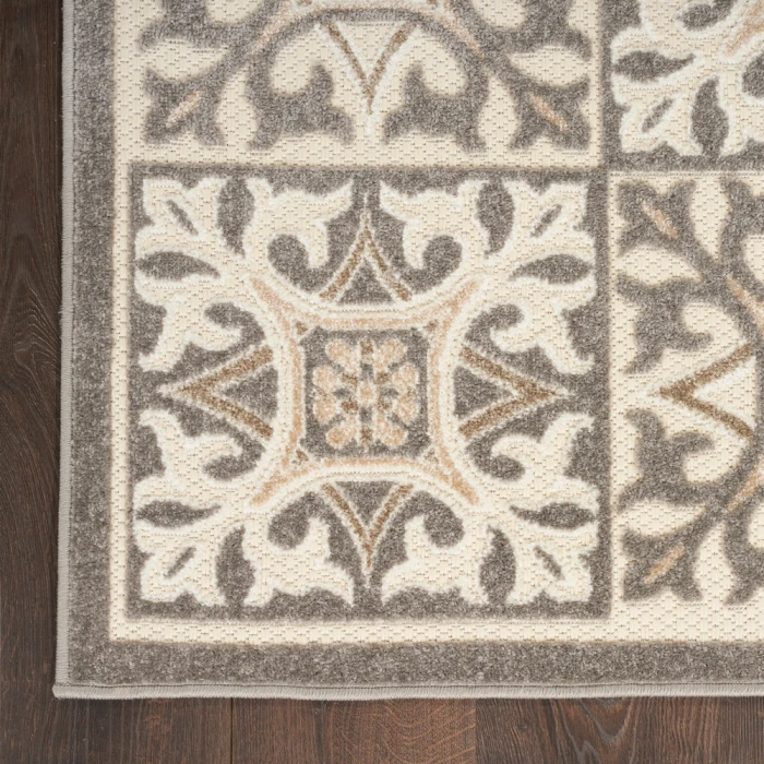 Nourison Aloha Area Rug ALH34 Ivory Grey