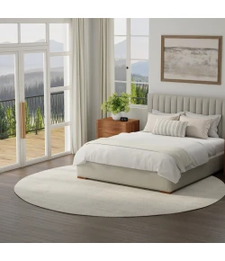 Nourison Home Serenity Home SRH05 Ivory Cream 8 ft. Round Area Rug