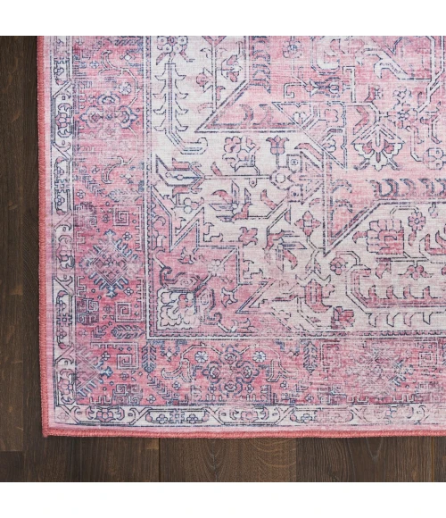 Nourison Nourison Washables Pink NWB15 8 ft. X 10 ft. Rect. Rug