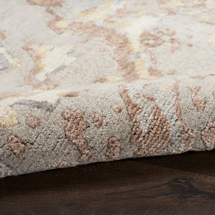 Nourison Silk Shadows Silver SHA20 2 ft. X 3 ft. Rect. Rug