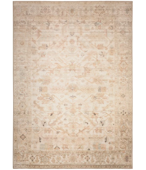 Nourison Vintage Washables Beige VWS17 4 ft. X 6 ft. Rect. Rug