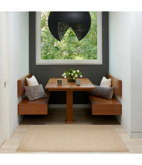 Nourison Tulum Cream TLM05 2 ft. X 3 ft. Rect. Rug