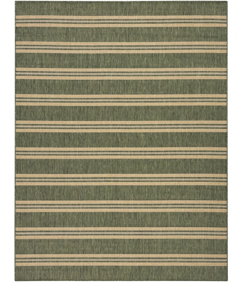 Nourison Home Horizon Indoor/Outdoor Green HOZ05 8ft. x 10ft. Rect. Rug