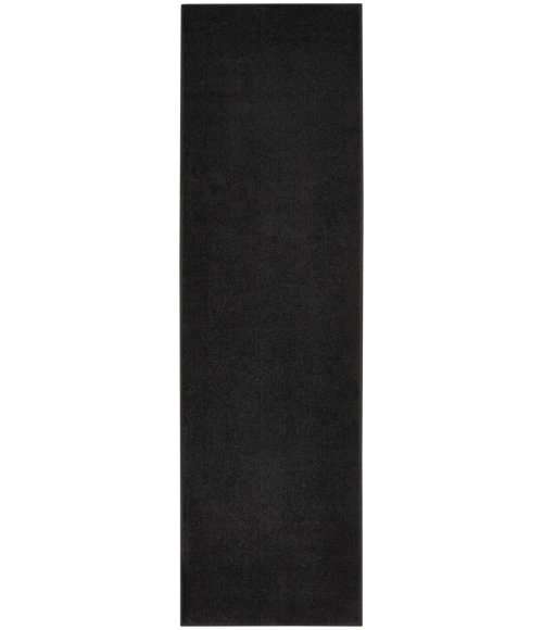 Nourison Essentials Black Area Rug NRE01-Black