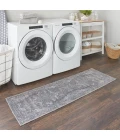 Nicole Curtis Machine Washable Series 1 Area Rug SR101 Grey