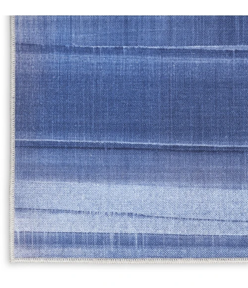 Calvin Klein Launder Blue LDR01 7ft.10in. x 9ft.10in. Rect. Rug