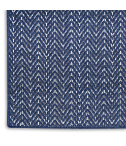 Nourison Horizon Indoor/Outdoor Navy HOZ02 4 ft. X 6 ft. Rect. Rug