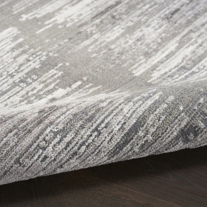 Nourison Home Abstract Hues Grey ABH03 3ft.3in. x 5ft.3in. Rect. Rug