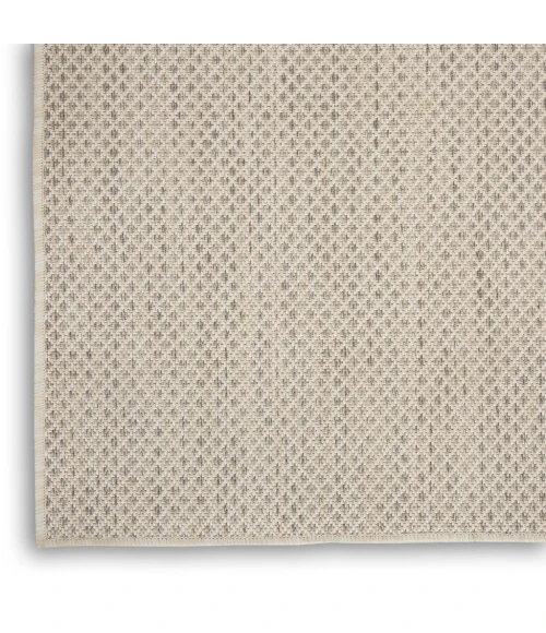 Nourison Courtyard Area Rug COU01-Ivory Silver