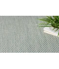 Nourison Courtyard Ivory Aqua COU01 5 ft. Round Rug