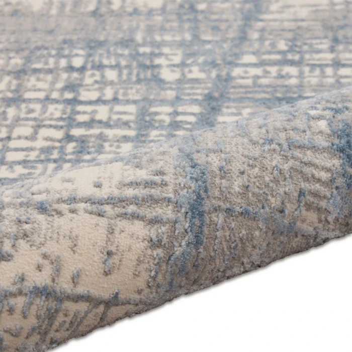 Calvin Klein Rush Area Rug CK950 Ivory Blue