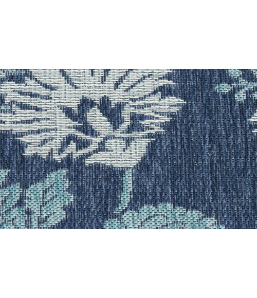 Nourison Garden Oasis Navy GOA03 4 ft. X 6 ft. Rectangle Rug