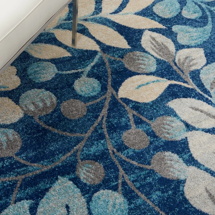 Nourison Tranquil Area Rug TRA03-Navy