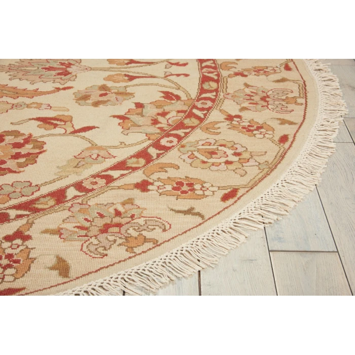 Nourison Home Nourmak Beige S187 8ft. x Round Round Rug