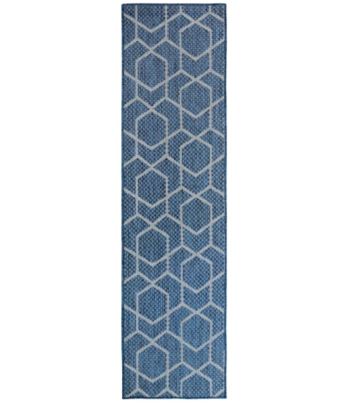 Nourison Horizon Indoor/Outdoor Denim HOZ01 2 ft. X 6 ft. Rect. Rug