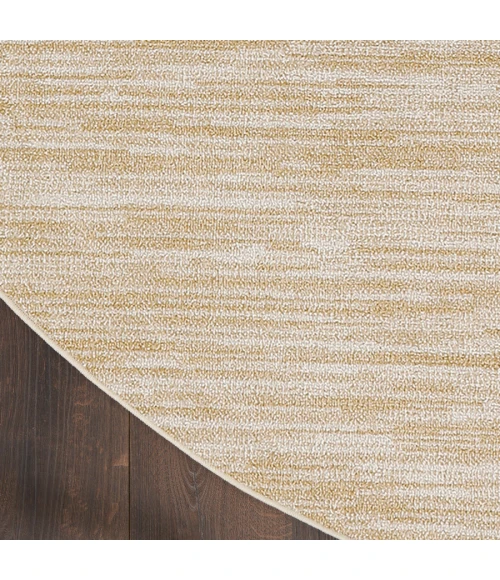 Nourison Home Nourison Essentials Ivory Gold NRE01 8 ft. Round Rug