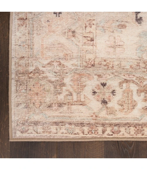 Nourison Vintage Washables Beige VWS17 7 ft. 10 in. X 9 ft. 10 in. Rect. Rug
