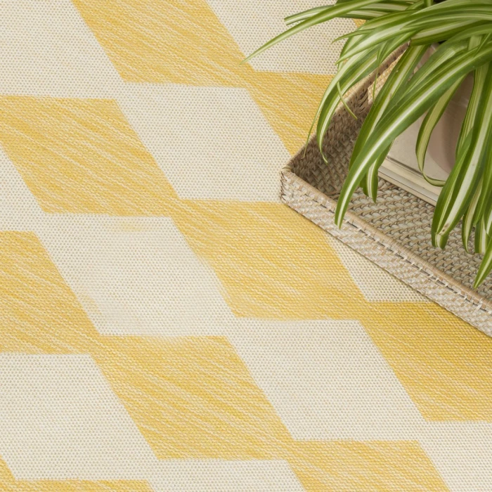 Nourison Positano Yellow POS04 5ft. x 7ft. Rect. Rug