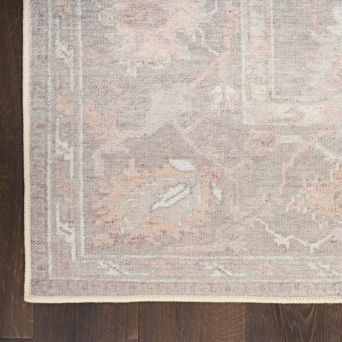 Nourison Vintage Washables Grey VWS09 4 ft. X 6 ft. Rect. Rug