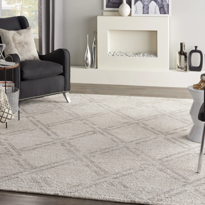Nourison Home Venosa Grey VSN01 8ft.3in. x 11ft.6in. Rect. Rug