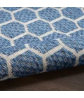 Nourison Twist Reversible Blue TWS01 6 ft. X 9 ft. Rect. Rug