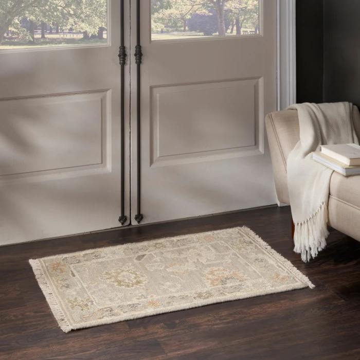 Nourison Whispers Light Blue WHP03 2 ft. X 3 ft. Rect. Rug