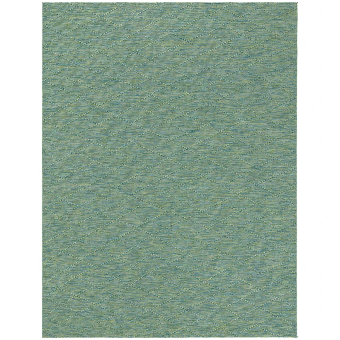 Nourison Washable Solutions Blue/Green WSL01 10 ft. X 14 ft. Rect. Rug