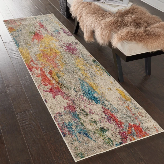 Nourison Celestial Area Rug CES12-Ivory/Multicolor