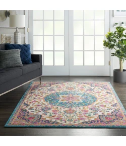 Nourison Home Passion PSN22 Ivory Multicolor 5 ft. 3 in. X 7 ft. 3 in. Area Rug
