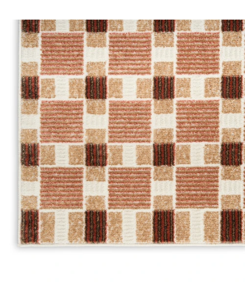 Nourison Nordic Rust NRC14 8 ft. X 10 ft. Rect. Rug