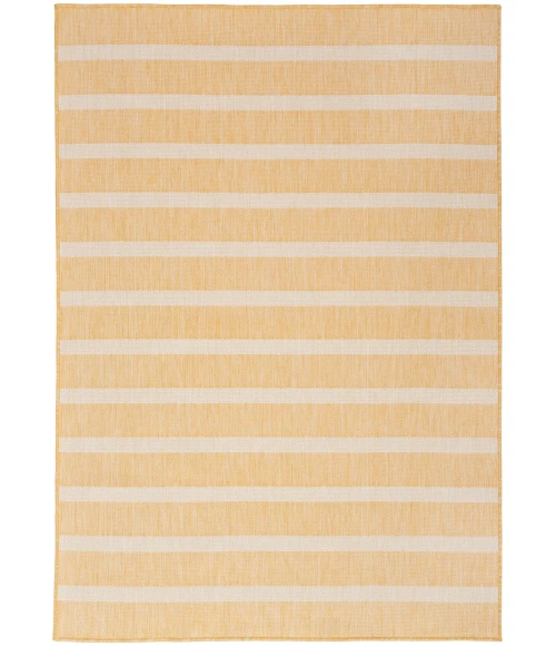 Nourison Positano Yellow Ivory POS03 5 ft. X 7 ft. Rect. Rug