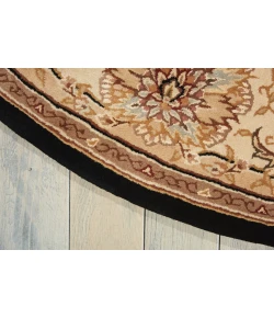 Nourison Home Nourison 2000 Black 2239 7ft.6in. x 9ft.6in. Oval Oval Rug