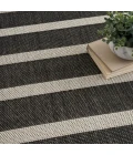 Nourison Positano Black Ivory POS03 4 ft. X 6 ft. Rect. Rug