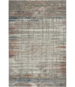Nourison Home Rustic Textures Grey RUS12 6ft. x 9ft. Rect. Rug
