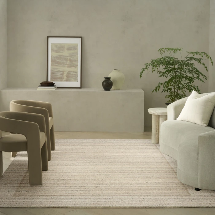Calvin Klein CK082 Ridge Beige RDG01 9ft.9in. x 13ft.9in. Rect. Rug
